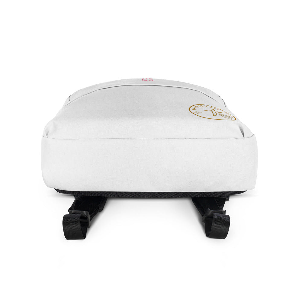 Jesus Saves - White Backpack