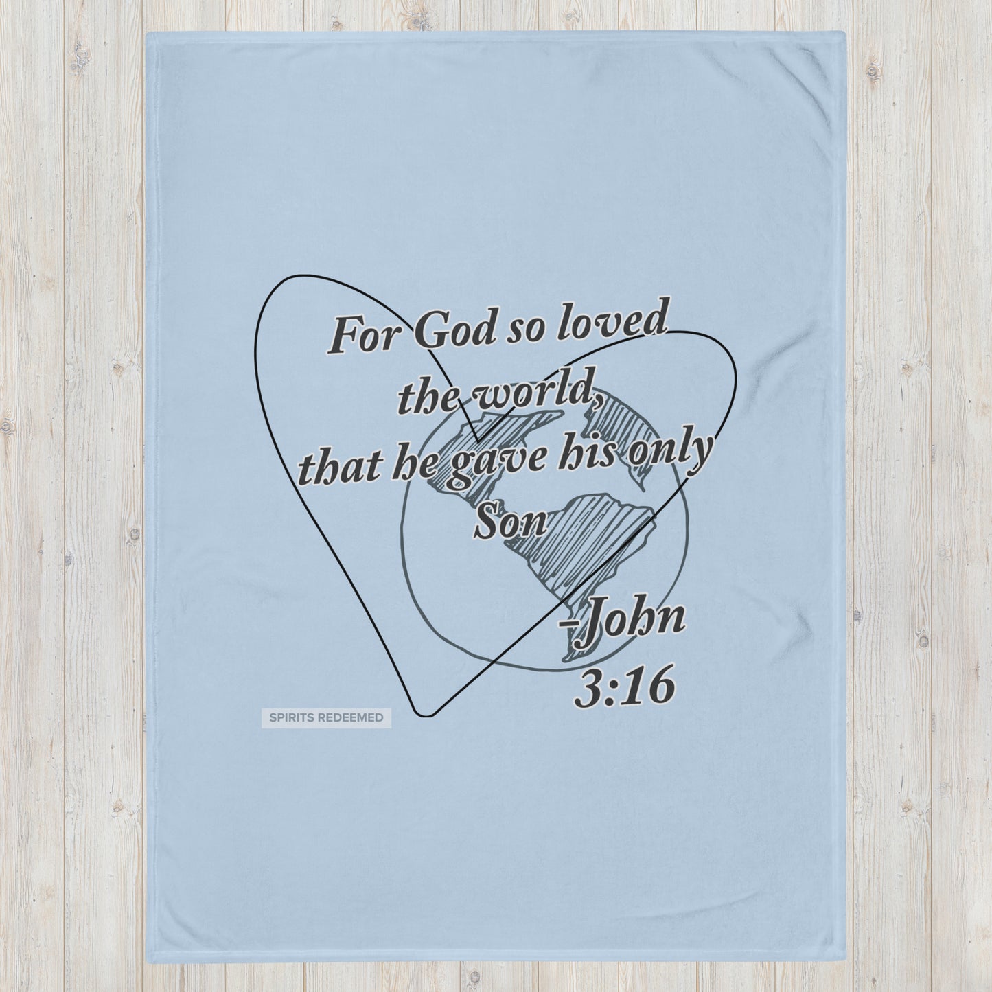 John 3:16 Throw Blanket