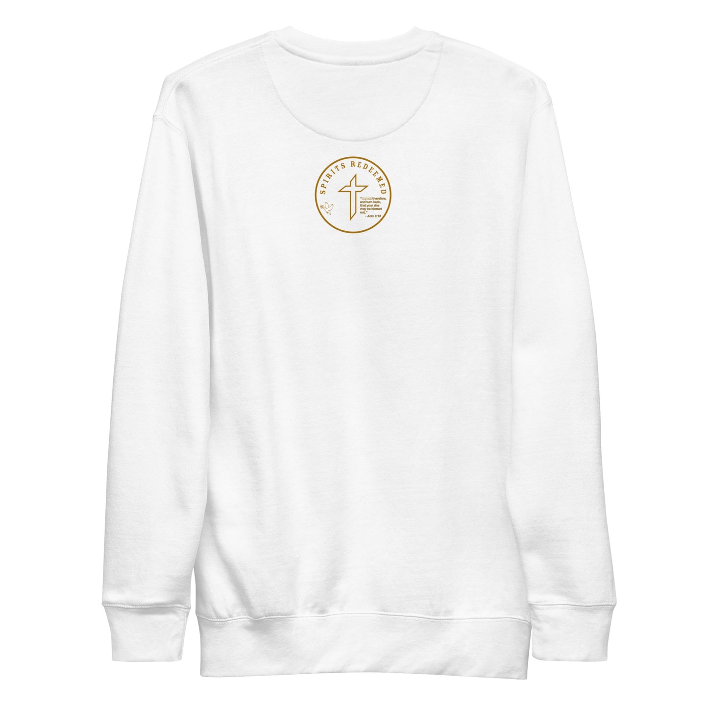 Jesus Saves - White Unisex Premium Sweatshirt