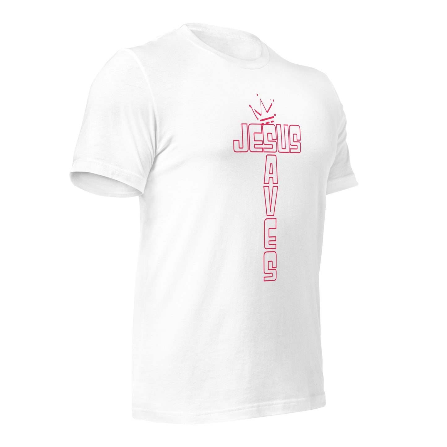 Jesus Saves - White Unisex t-shirt