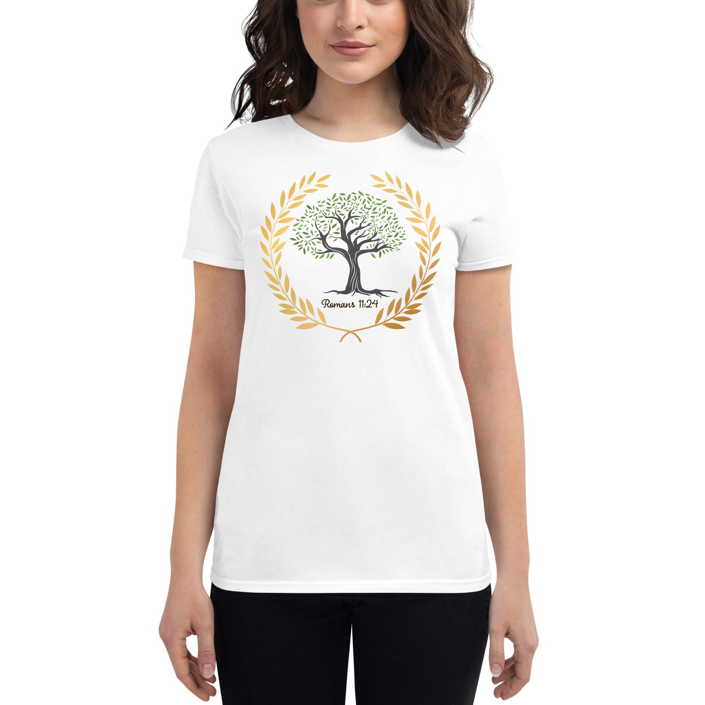 Romans 11:24 Grafted In Women's Tee