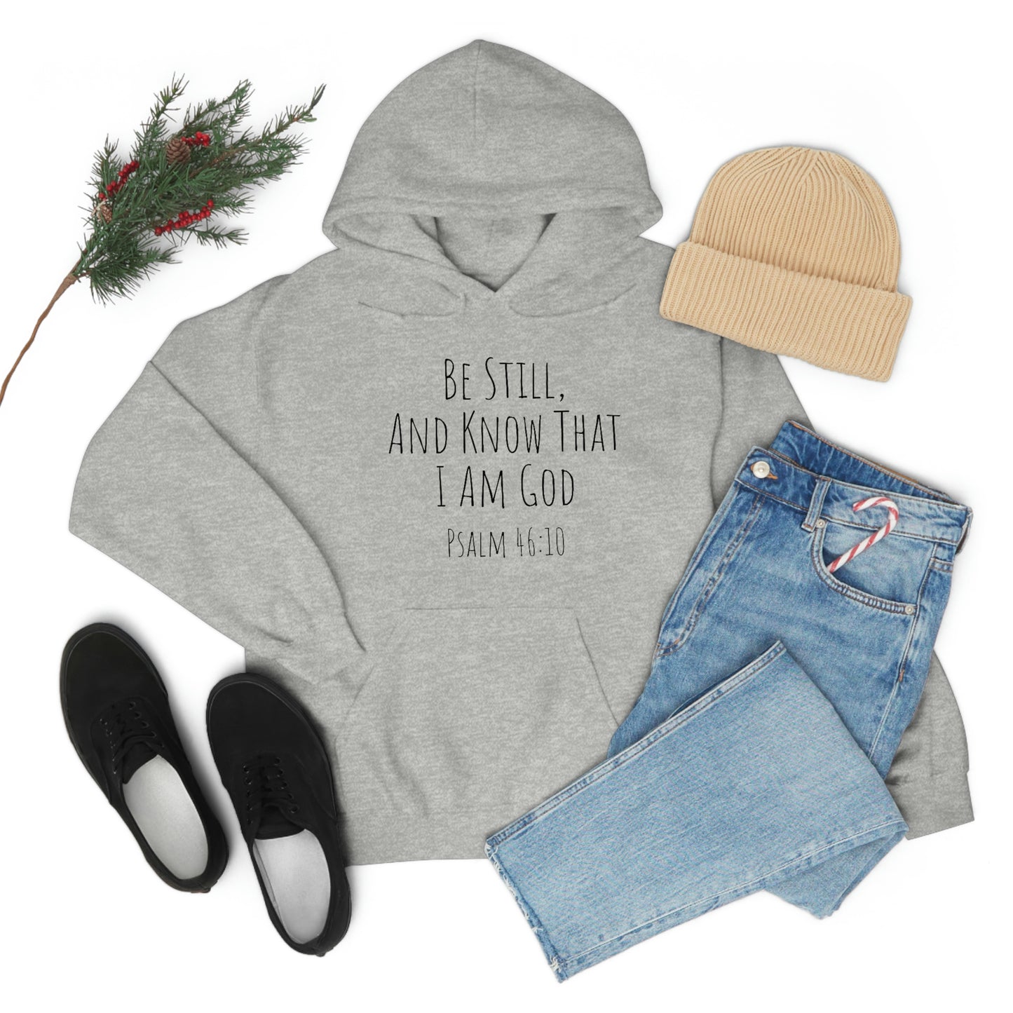 Psalm 46:10 Unisex Hooded Sweatshirt