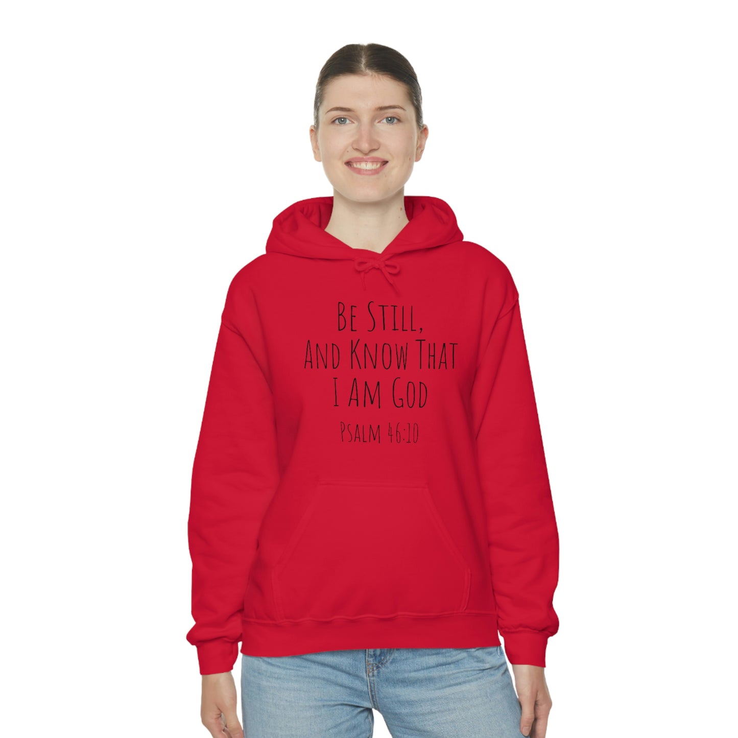 Psalm 46:10 Unisex Hooded Sweatshirt