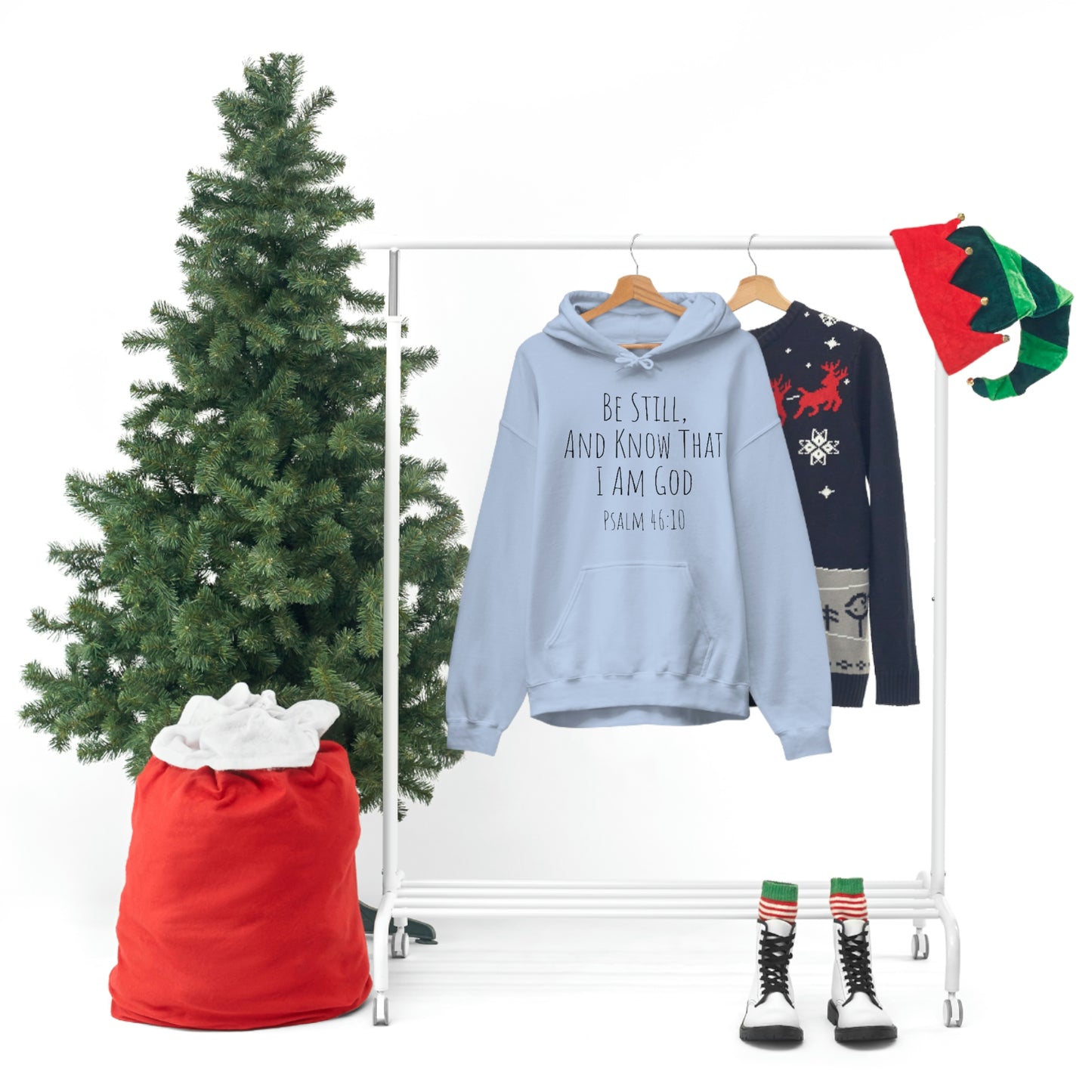 Psalm 46:10 Unisex Hooded Sweatshirt