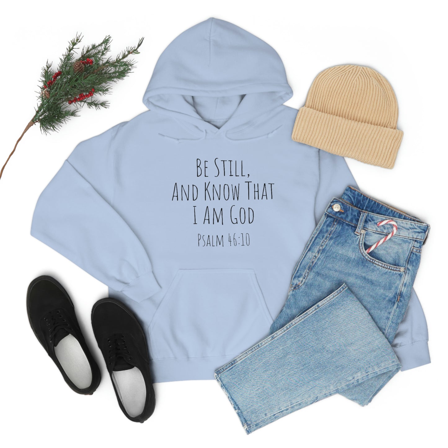 Psalm 46:10 Unisex Hooded Sweatshirt
