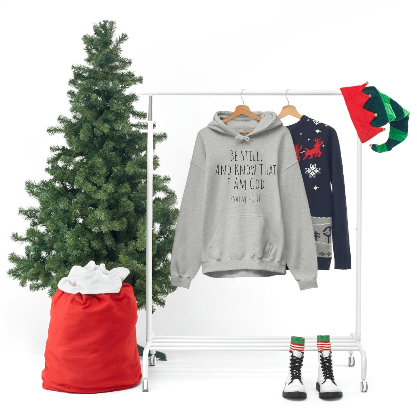 Psalm 46:10 Unisex Hooded Sweatshirt