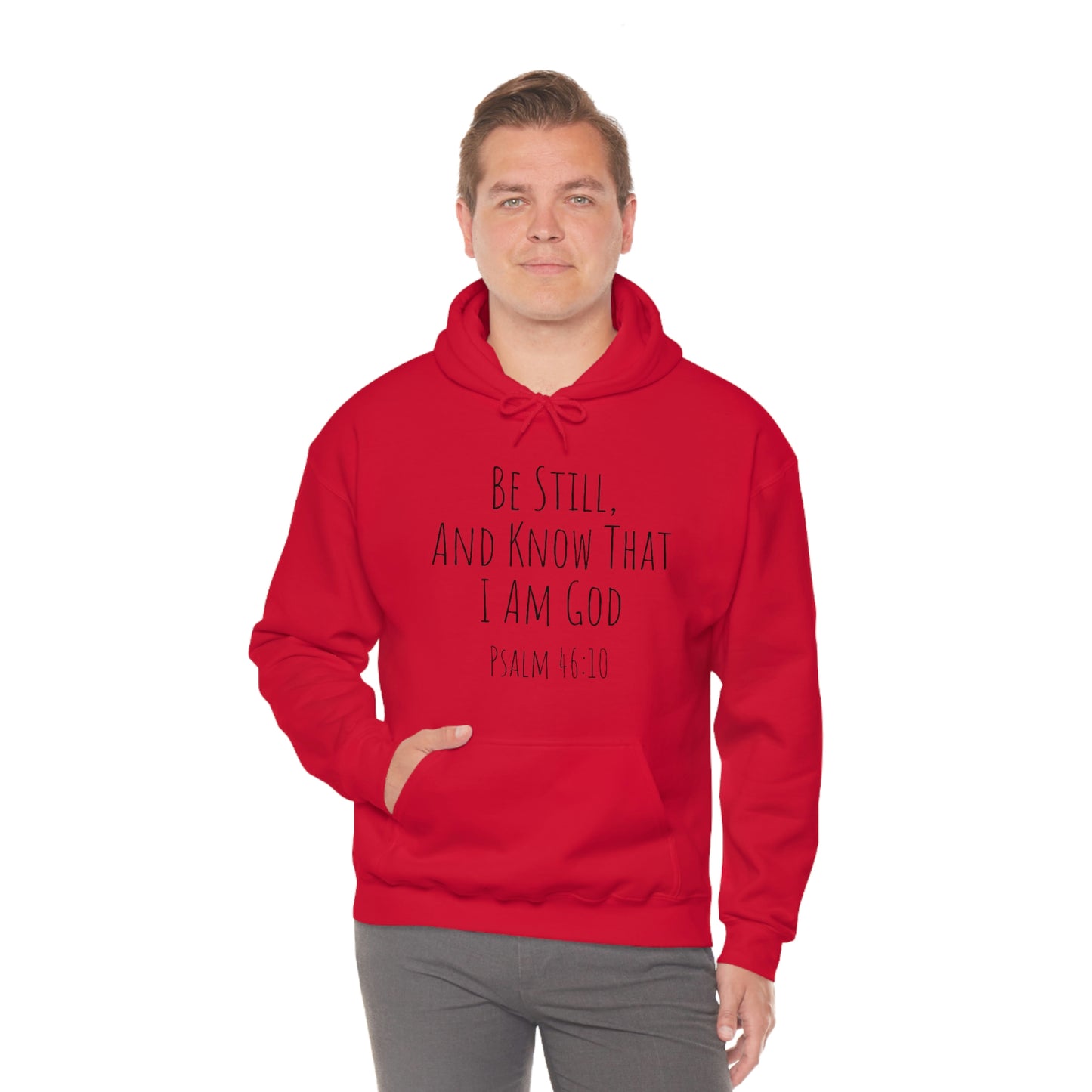 Psalm 46:10 Unisex Hooded Sweatshirt