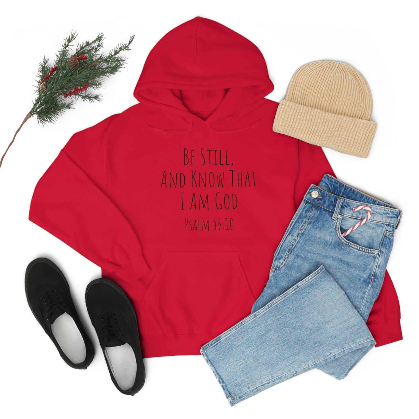 Psalm 46:10 Unisex Hooded Sweatshirt