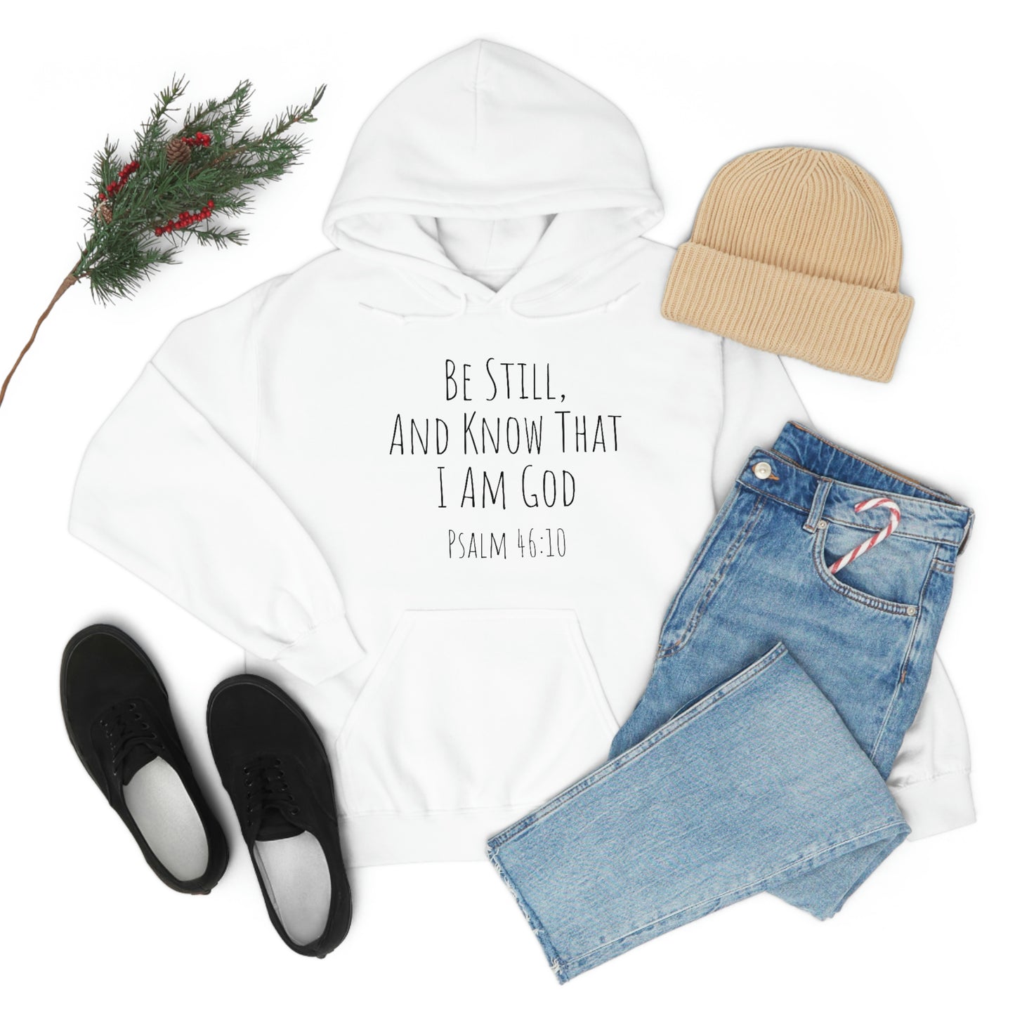 Psalm 46:10 Unisex Hooded Sweatshirt