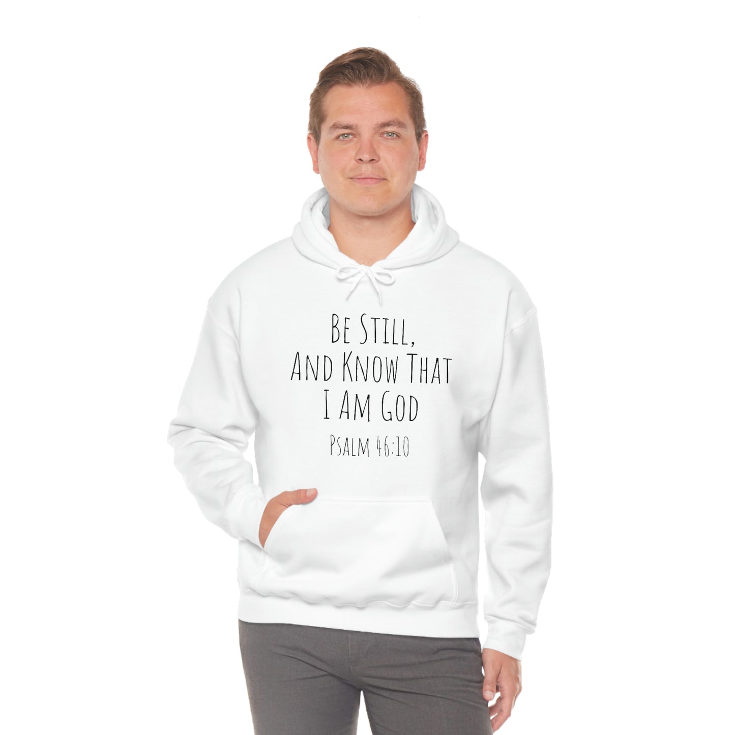Psalm 46:10 Unisex Hooded Sweatshirt