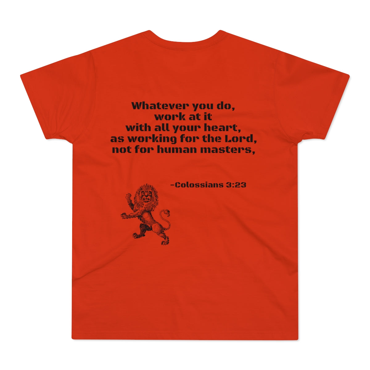 Work With All Your Heart Men's Tee