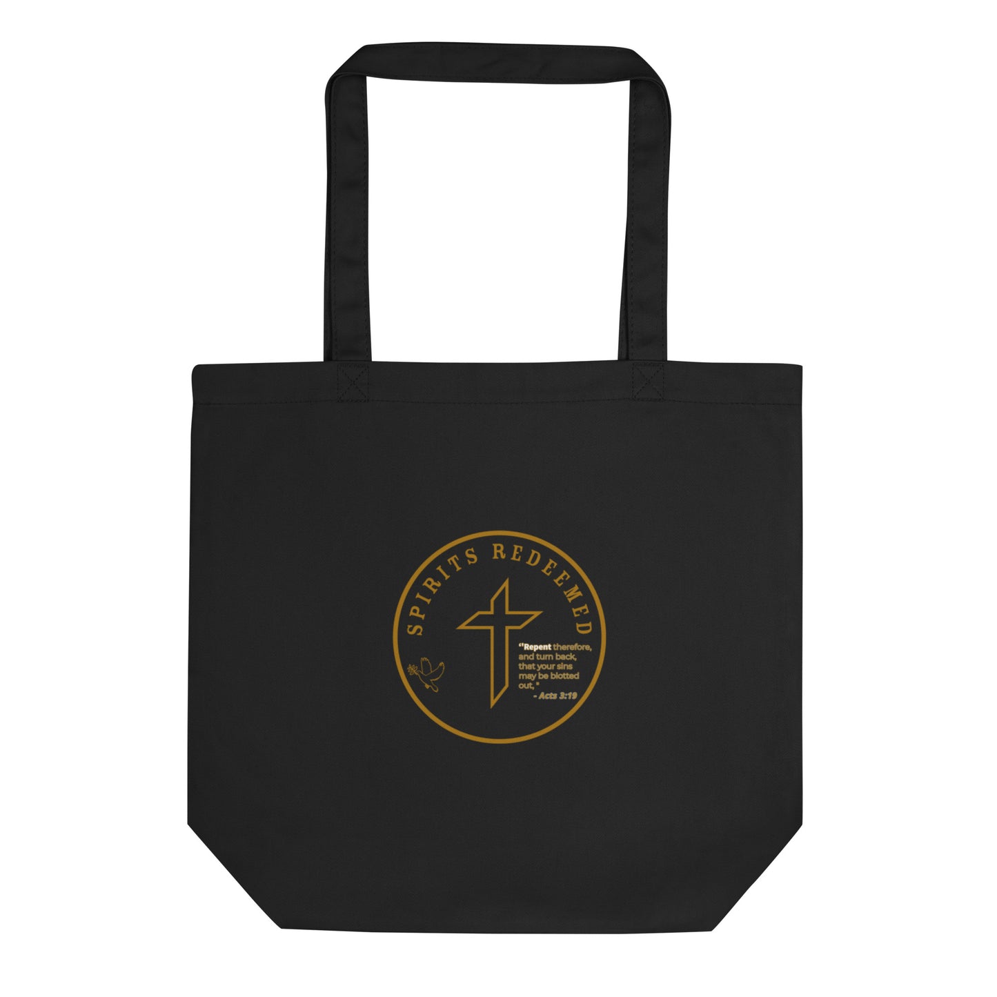 Jesus Saves - Black Eco Tote Bag