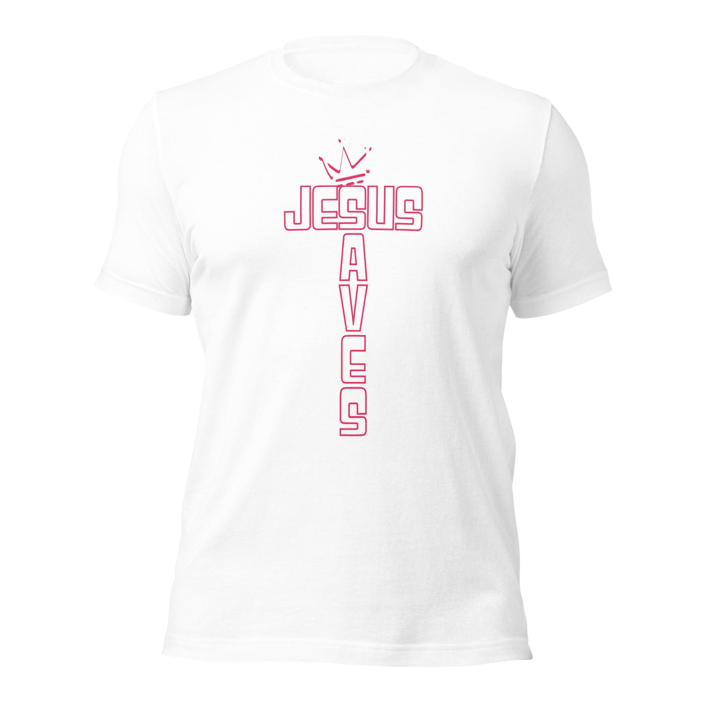 Jesus Saves - White Unisex t-shirt